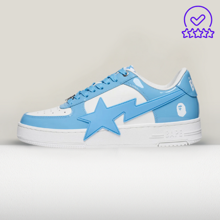 Bapesta Low Blue [60% OFF-NEW]