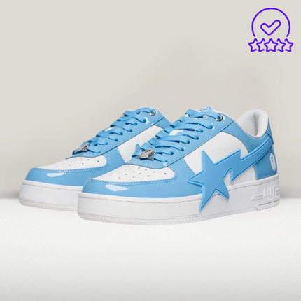 Bapesta Low Blue [60% OFF-NEW]