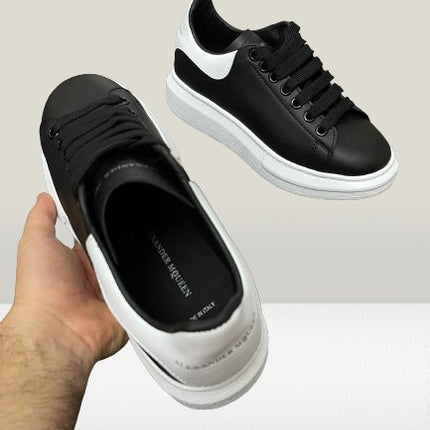 Alexander Mcqueen - Black and White [60% OFF] - ShoeResidenceFashionable Alexander McQueen Black shoes with white detailingAlexander Mcqueen36Adidas McQueen NegruAdidas McQueen PantofAdidas Neagru Alexander11