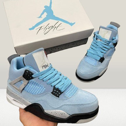 Jordan 4 University Blue Leather [Full - Box] - ShoeResidenceAir Jordan 4 University Blue suede upper close - upJordan 4364 Adidas Blue4 Air Blue4 air university blue jordan4