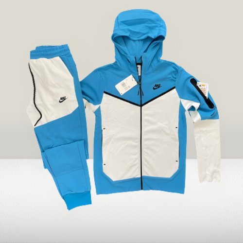 Nike Tech Fleece Baby - Blue 2025 [Full - Set] - ShoeResidenceNike Tech Fleece Baby - BlueNike TechSalbalb compleualb fleece1