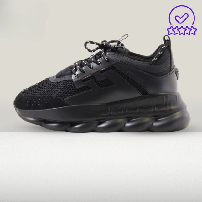 Versace Chain Reaction Black Premium [Full - Box] - ShoeResidenceVersace Chain Reaction Black ShoesVersace36Adidas Pantof Versace BlackAdidas Pantof Versace OLXadidas versace1