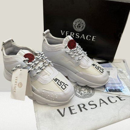 Versace - Chain Reaction White [FULL - BOX] - ShoeResidenceVersace Chain Reaction White studio viewVersace36adidas versaceAdidas Versace Chainadidas versace chain reaction11